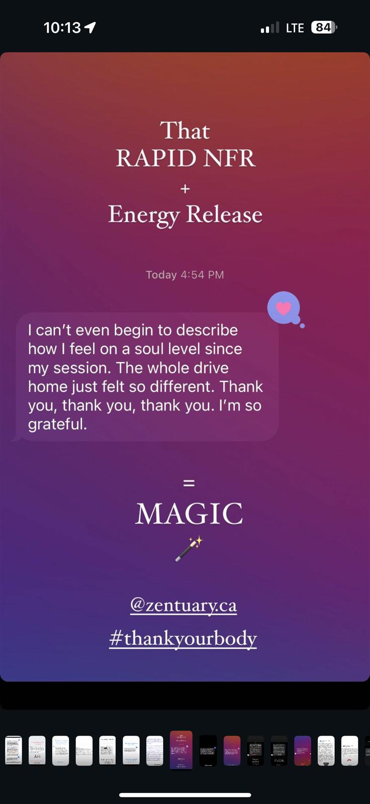 Client testimonial